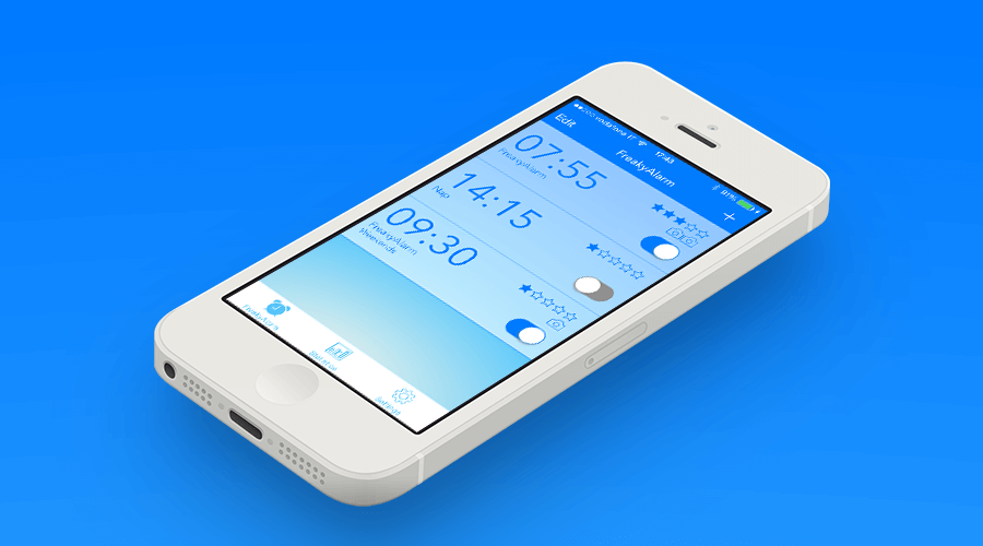 FreakyAlarm the iPhone alarm clock that wakes your brain and forces